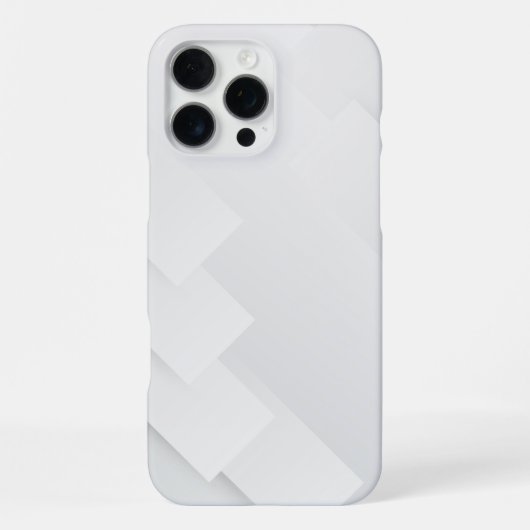 Elegant wit marmer iPhone hoesje (Achterkant)