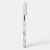 Elegant wit marmer iPhone hoesje (Rechterkant)