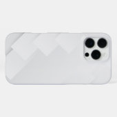 Elegant wit marmer iPhone hoesje (Achterkant horizontaal)