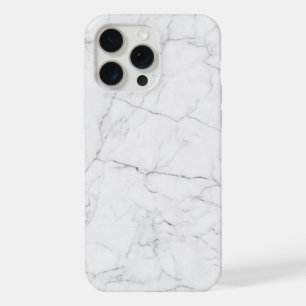 Elegant wit marmer iPhone 15 pro max case