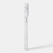 Elegant wit marmer iPhone hoesje (Rechterkant)