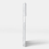 Elegant wit marmer iPhone hoesje (Rechterkant)