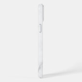 Elegant wit marmer iPhone hoesje (Rechterkant)