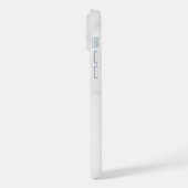 Elegant wit marmer iPhone hoesje (Linkerkant)
