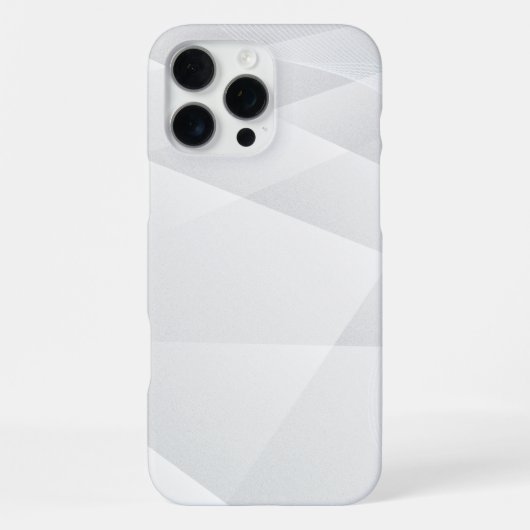 Elegant wit marmer iPhone hoesje (Achterkant)