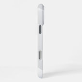 Elegant wit marmer iPhone hoesje (Rechterkant)