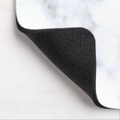 Elegant Wit Marmer Modern Muismat (Hoek)