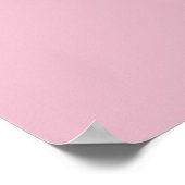 elegant wit marmer pastel roze paars geometrisch poster (Hoek)