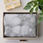 Elegant wit marmer, steenontkoppelingsvlotten & gi tissuepapier (Geschenk)