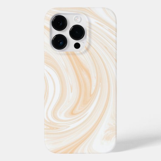 Elegant wit marmeren patroon Case-Mate iPhone case (Achterkant)