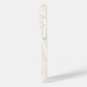Elegant wit marmeren patroon Case-Mate iPhone case (Achterkant / Links)