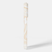 Elegant wit marmeren patroon Case-Mate iPhone case (Achterkant / Rechts)