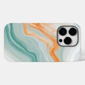 Elegant wit marmeren patroon Case-Mate iPhone case (Achterkant (horizontaal))