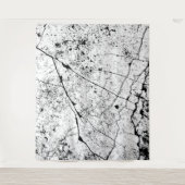 Elegant wit marmeren patroon wandkleed (Voorkant)