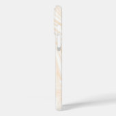 Elegant wit marmerpatroon Case-Mate iPhone case (Achterkant / Links)