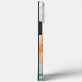 Elegant wit marmerpatroon Case-Mate iPhone case (Achterkant / Rechts)
