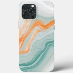 Elegant wit marmerpatroon Case-Mate iPhone case