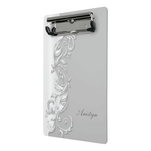 Elegant wit ontwerp mini klembord (Angled2)