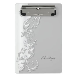 Elegant wit  ontwerp mini klembord