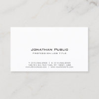 Elegant wit ontwerp modern creatief papier
