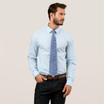 Elegant wit op marineblauw  paisley stropdas<br><div class="desc">Het elegante witte  bloemenpaisleypatroon over een aanpasbare marineblauwe achtergrond.</div>