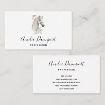 Elegant Wit Paard Boho Floral