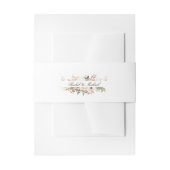 Elegant, wit, pastel, bloemboeket uitnodigingen wikkel (Voorkant Voorbeeld)