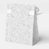 Elegant wit patroon bedankdoosjes (Achterkant)