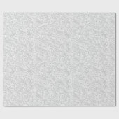 Elegant wit patroon cadeaupapier (Vlak)