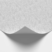 Elegant wit patroon cadeaupapier (Hoek)