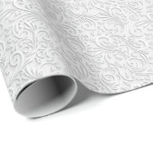 Elegant wit patroon cadeaupapier (Rol Hoek)
