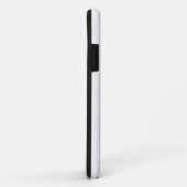 Elegant Wit Patroon  Case-Mate iPhone Case (Achterkant/rechts)