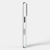 Elegant Wit Patroon  Case-Mate iPhone Case (Achterkant / Rechts)