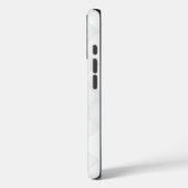 Elegant Wit Patroon  Case-Mate iPhone Case (Achterkant / Links)