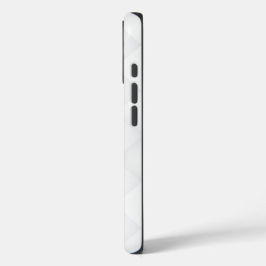 Elegant Wit Patroon  Case-Mate iPhone Case (Achterkant / Links)