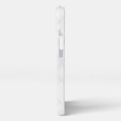 Elegant Wit Patroon  iPhone Hoesje (Linkerkant)