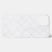 Elegant Wit Patroon  iPhone Hoesje (Achterkant horizontaal)