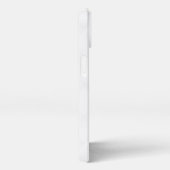Elegant Wit Patroon  iPhone Hoesje (Rechterkant)