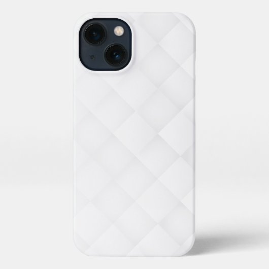 Elegant Wit Patroon  iPhone Hoesje (Achterkant)