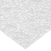 Elegant wit patroon medium tafelloper (Hoek)