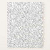 Elegant wit patroon planner (Achterkant)