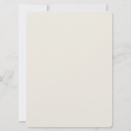 Elegant Wit Rose Arabisch Engels Moslim Formal Kaart (Achterkant)