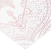 Elegant Wit Rose Goud Oog Zon Maan Mandala Medium Tafelloper (Hoek)