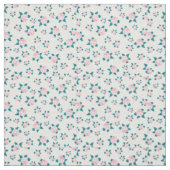 Elegant wit roze bloemen Hydrangea Floral Stof (Swatch)