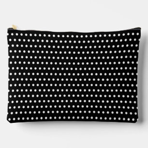 Elegant wit Stippen patroon op zwart Etui