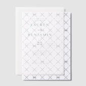 Elegant Wit Typografisch Vellum Uitnodigingen (Offset (Uitnodiging))