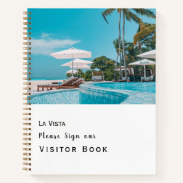 Elegant wit | Vakantiehuis Gastfeedback Notitieboek