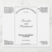 Elegant wit waterdicht cosmetica flesetiket sparkling wijnetiket (Enkel label)