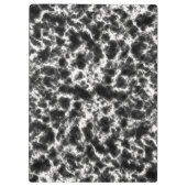 Elegant wit zwart marmer klembord (Achterkant)