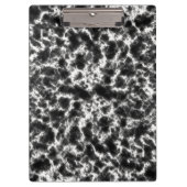 Elegant wit zwart marmer klembord (Voorkant)
